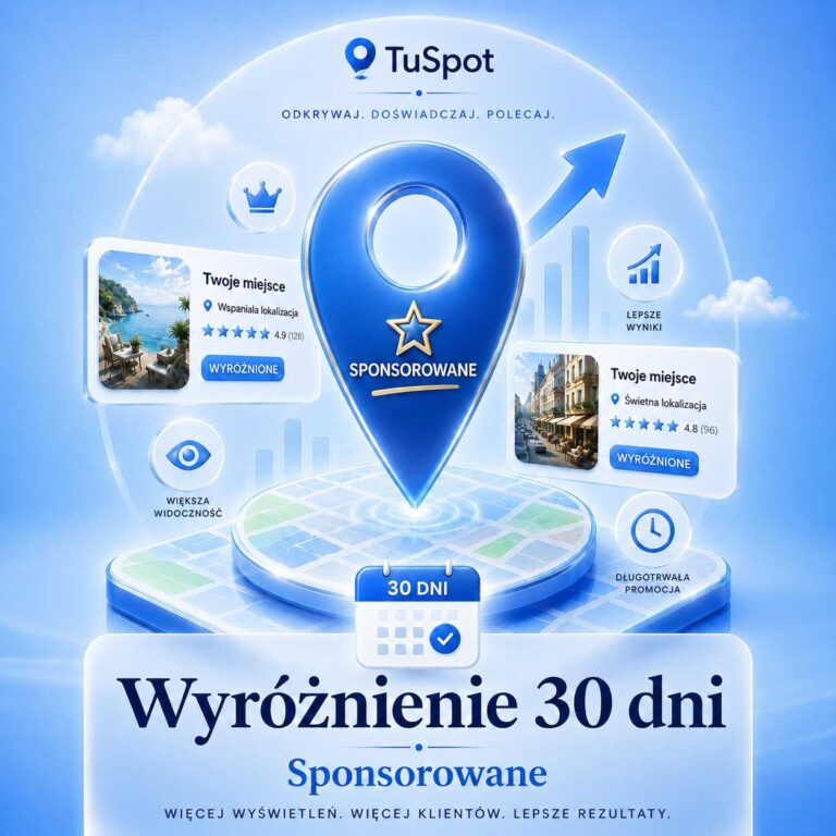 TuSpot Wyróżnienie obiektu — 30 dni